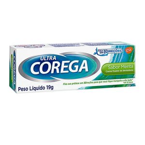 ULTRA COREGA CREME FIXADOR MENTA 19 G x 1