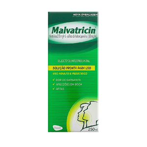 MALVATRICIN LIQUIDO PRONTO PARA USO 250 ML x 1