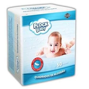FLOCK BABY ALGODAO QUADRADO x 50
