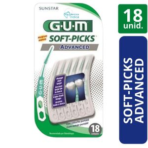GUM PALITO INTERDENTAL SOFT PICKS ADVANCED x 18