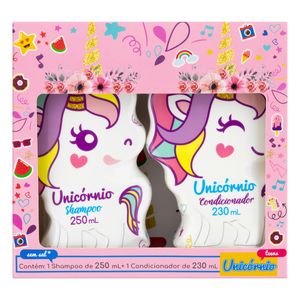 NUTRIEX KIT INFANTIL UNICORNIO SHAMPOO 250ML+CONDICIONADOR 230ML+GRATIS ADESIVO x 1
