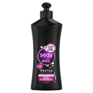 SEDA CREME PENTEAR CREME SEM ENXAGUE PRETOS LUMINOSOS 300 ML x 1