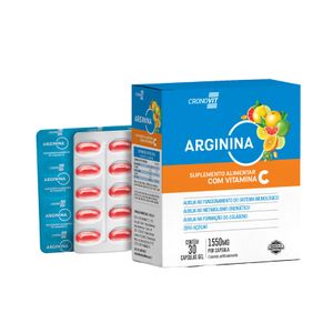 CRONOVIT CAPSULAS GEL ARGININA VITAMINA C 1550MG x 30