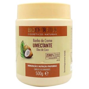 BIO EXTRATUS MASCARA CAPILAR UMECTANTE BANHO DE CREME OLEO DE COCO 500 G x 1