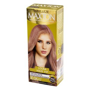 MAXTON KIT CREME COLORACAO 10.04 LOURO ROSE x 1