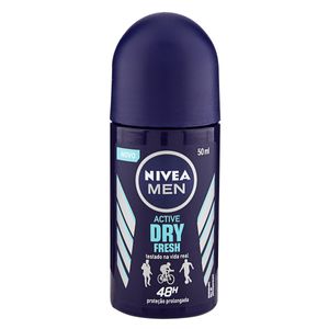 NIVEA MEN ROLL ON DESODORANTE 48H ACTIVE DRY FRESH 50 ML x 1