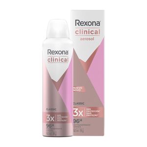 Desodorante Antitranspirante Rexona Clinical Aerosol Feminino Classic 96h 150ml