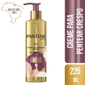 PANTENE P SHAMPOO CREME PARA PENTEAR CRESPOS UNIDAS PELOS CACHOS 225 ML x 1