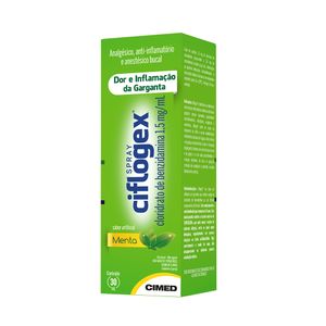 Spray para Garganta Ciflogex Sabor Menta 30ml
