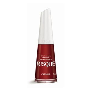 RISQUE ESMALTE LIQUIDO COMERCIAL CREMOSO CARMIM 8 ML x 1