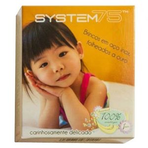 Brinco Infantil Baby System75 - Perola