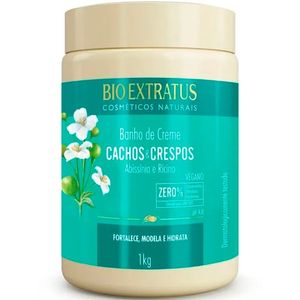 BIO EXTRATUS MASCARA BANHO DE CREME CACHOS E CRESPOS 1 KG x 1