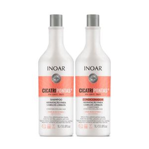 INOAR KIT CICATRIONDAS SHAMPOO + CONDICIONADOR 1L CADA 2 L x 1