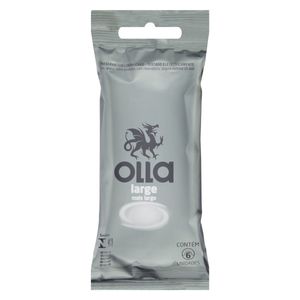 OLLA SACHE PRESERVATIVO LUBRIFICADO LARGE x 6