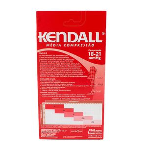 KENDALL 18-21 MEIA 3/4 MEDIA COMPRESSAO PONTEIRA MEL TAMANHO G x 1
