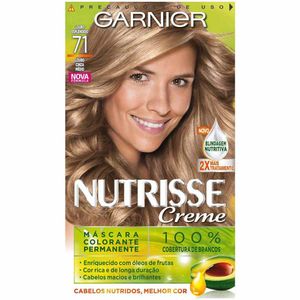 NUTRISSE KIT RENOVACAO COLORACAO CREME 71 LOURO NATURAL ACINZENTADO 125 G x 1