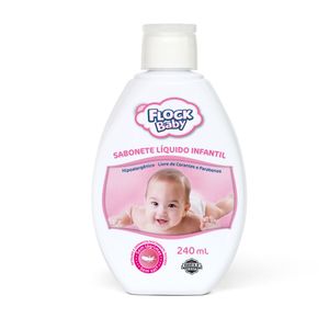 FLOCK BABY SABONETE LIQUIDO ROSA 240 ML x 1