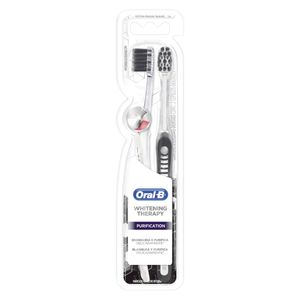 ORAL-B ESCOVA DENTAL WHITENING THERAPY PURIFICATION x 2