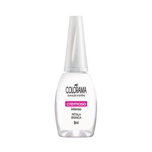 COLORAMA ESMALTE LIQUIDO RENOVACAO NU CREMOSO PETALA BRANCA 8 ML x 1