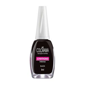 COLORAMA ESMALTE LIQUIDO RENOVACAO NU CREMOSO BLACK 8 ML x 1