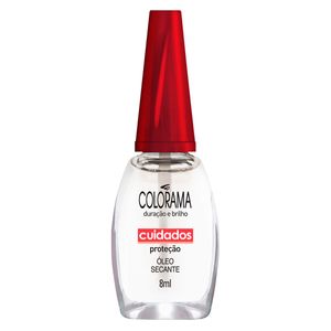 COLORAMA ESMALTE LIQUIDO NU TRANSPARENTE CUIDADOS OLEO SECANTE 8 ML x 1