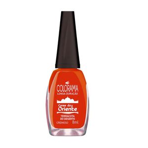 COLORAMA ESMALTE LIQUIDO NU CREMOSO COLECAO ORIENTE TERRACOTA DO DESERTO 8 ML x 1