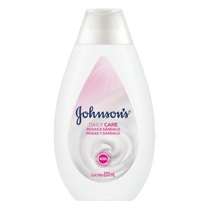 JOHNSONS LOCAO HIDRATANTE CORPORAL DAILY CARE ROSAS E SANDALO 200 ML x 1