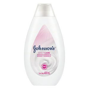 JOHNSONS LOCAO HIDRATANTE CORPORAL DAILY CARE ROSAS E SANDALO 400 ML x 1