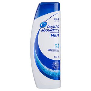 HEAD E SHOULDERS SHAMPOO MEN 3 EM 1 400 ML x 1