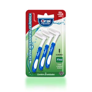 ORAL NEXTER ESCOVA INTERDENTAL CILINDRICA FINA x 3