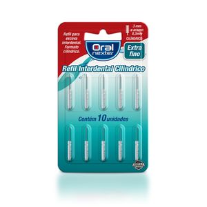 ORAL NEXTER ESCOVA INTERDENTAL CILINDRICA EXTRA FINA REFIL x 10