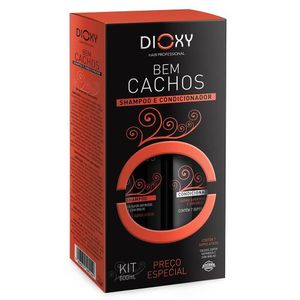 DIOXY KIT BEM CACHOS SHAMPOO + CONDICIONADOR 300ML CADA 600 ML x 1