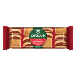 PIRAQUE BISCOITO MINI ROLADINHO SABOR GOIABA 25 G x 1