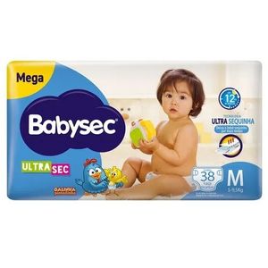 Fralda Babysec Ultra Mega Tamanho M C/38 un