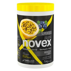 NOVEX SUPERFOOD MASCARA CAPILAR MARACUJA E MIRTILO 1 KG x 1