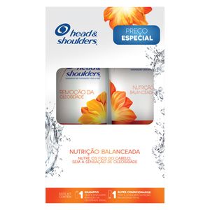 HEAD E SHOULDERS KIT NUTRICAO BALANCEADA SHAMPOO 200ML + SUPER CONDICIONADOR 170ML 370 ML x 1