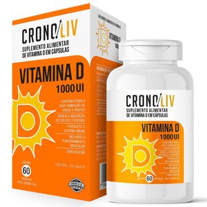 Cronoliv Vitamina D 1.000UI C/ 60 Caps