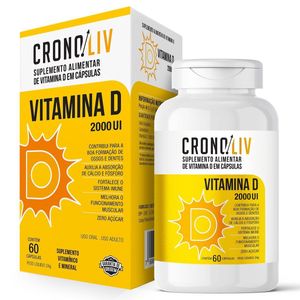 Cronoliv Vitamina D 2.000UI C/ 60 Caps