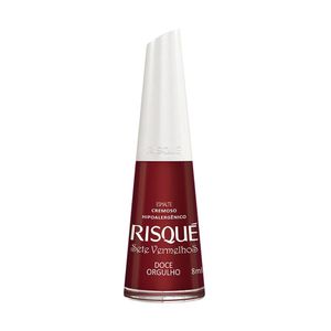 RISQUE ESMALTE LIQUIDO COMERCIAL CREMOSO 7 VERMELHOS CAPITAIS DOCE ORGULHO 8 ML x 1