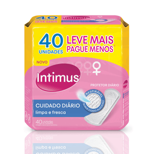 INTIMUS DAYS ABSORVENTE PROTETOR DIARIO SEM ABAS x 40