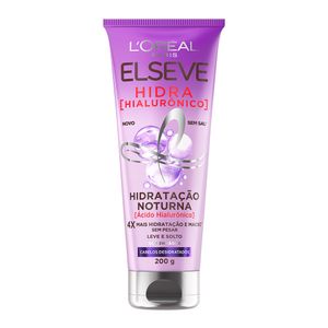ELSEVE CREME TRATAMENTO CAPILAR NOTURNO HIDRA HIALURONICO 200 G x 1