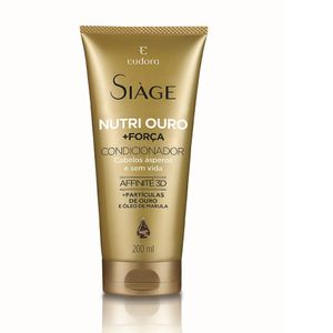 EUDORA CONDICIONADOR SIAGE 4D NUTRI OURO 200 ML x 1