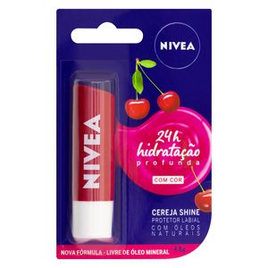 NIVEA LIP CARE STICK PROTETOR LABIAL CEREJA SHINE 4.8 G x 1