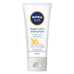 NIVEA SUN CREME PROTETOR SOLAR FACIAL ANTISSINAIS FPS30 50 ML x 1
