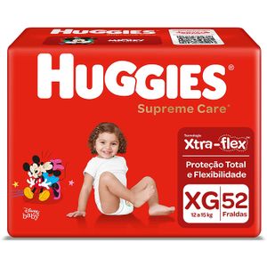 HUGGIES SUPRE CARE FRALDA HIPER XG x 52
