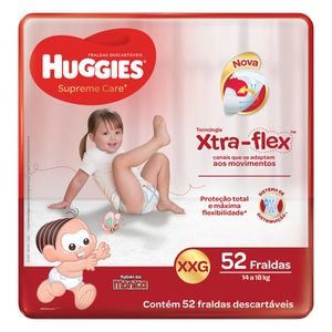 HUGGIES SUPRE CARE FRALDA HIPER XXG x 52