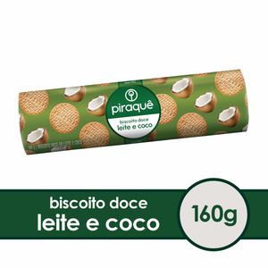 PIRAQUE BISCOITO LEITE MALTADO E COCO 160 G x 1
