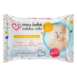 MEU BEBE MINH VIDA LENCO UMEDECIDO SEM ALCOOL x 40