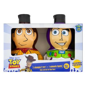 NUTRIEX KIT TOY STORY SHAMPOO 2 EM 1 + SABONETE LIQUIDO 250ML CADA 500 ML x 1
