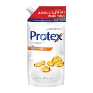 PROTEX SABONETE LIQUIDO REFIL VITAMINA E LEVE MAIS PAGUE MENOS 500 ML x 1